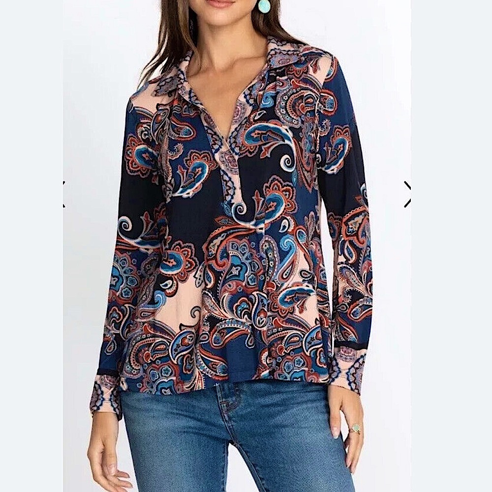 Johnny Was perfect fall swing Tee
